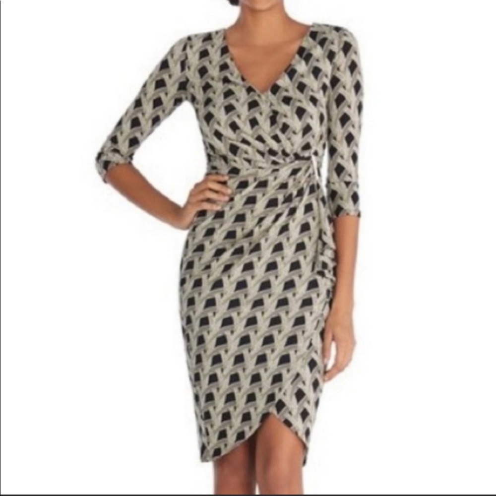 White House Black Market faux wrap dress